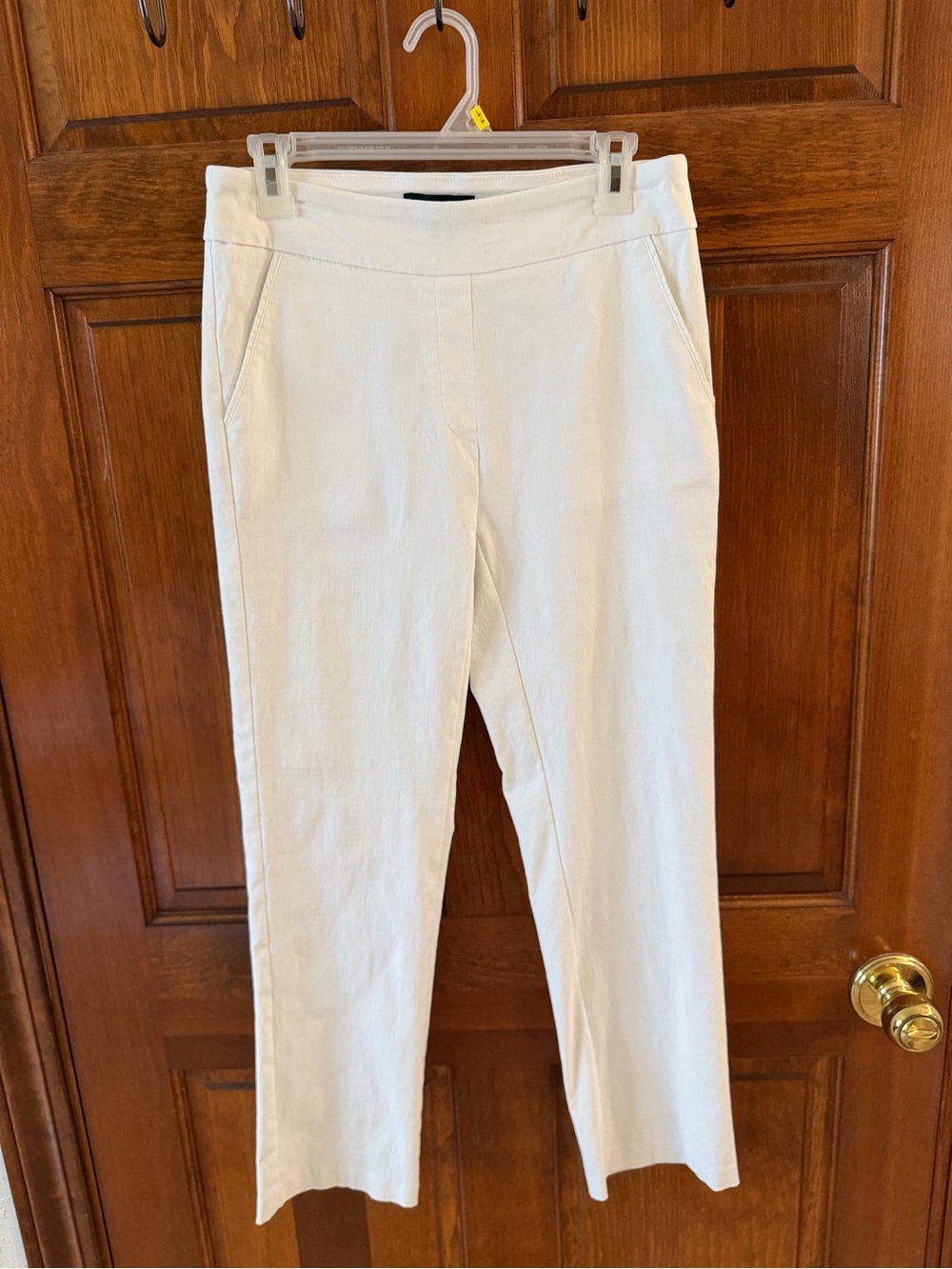Women's Cropped Ankle Pants in White